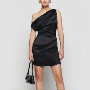 REFORMATION Alanis Silk Mini Dress